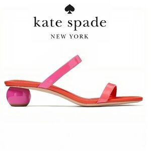 KATE SPADE Palm Springs Slide Sandals 9.5B EUC